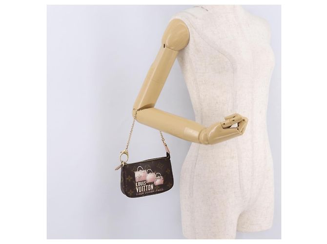 LOUIS VUITTON Monogram Bag print Mini Pochette Accessoires M60245 - vista 24