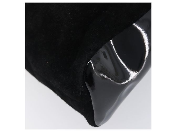 GUCCI Sac à main daim Outlet Noir 002 8000 - vue 12