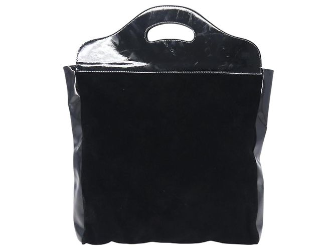 GUCCI Sac à main daim Outlet Noir 002 8000 - vue 3