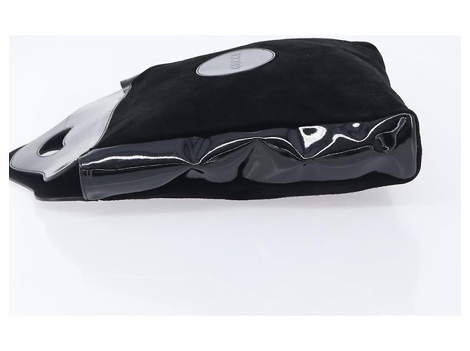 GUCCI Sac à main daim Outlet Noir 002 8000 - vue 5