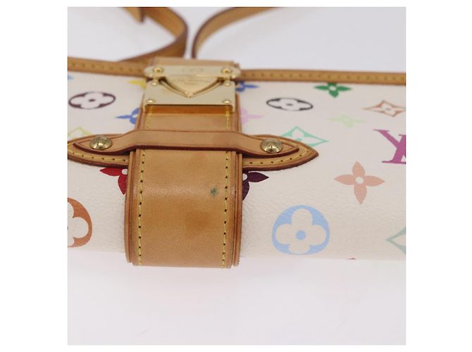 LOUIS VUITTON Monogram Multicolor Shirley Bag White M40049 LV - vue 12