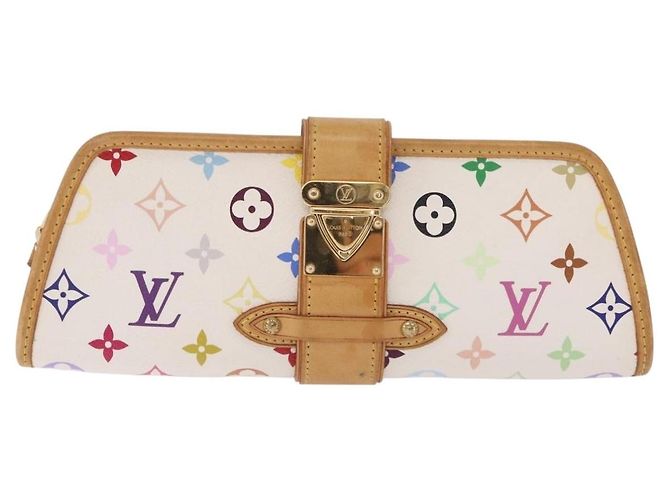 LOUIS VUITTON Monogram Multicolor Shirley Bag White M40049 LV - vue 2