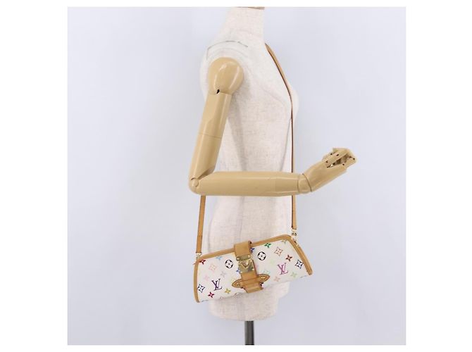 LOUIS VUITTON Monogram Multicolor Shirley Bag White M40049 LV - vue 27
