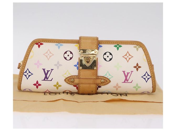 LOUIS VUITTON Monogram Multicolor Shirley Bag White M40049 LV - vue 28