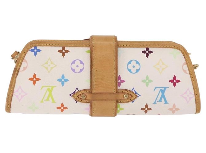 LOUIS VUITTON Monogram Multicolor Shirley Bag White M40049 LV - vue 3