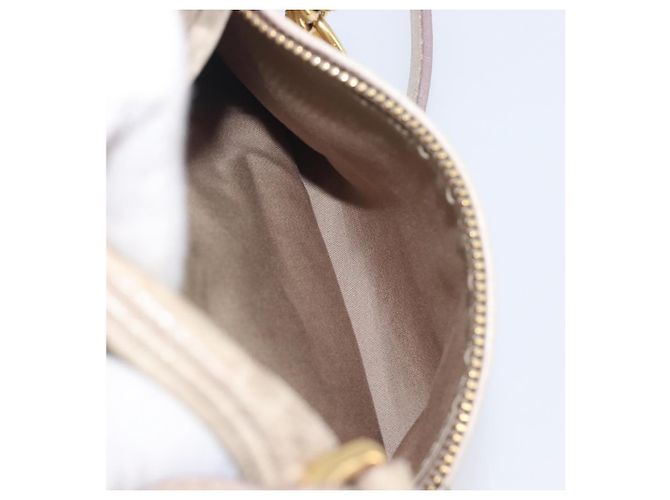 Miu Miu Hand Bag Leather 2way Beige Gold - vista 27