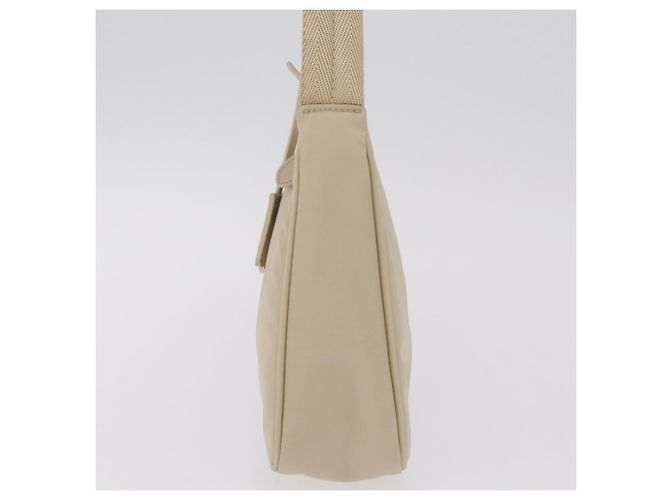 PRADA Bolsa de Mão Nylon Beige Silver - vista 3