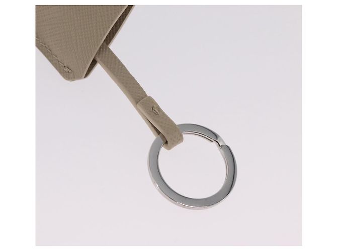 PRADA Bolsa de Mão Nylon Beige Silver - vista 8