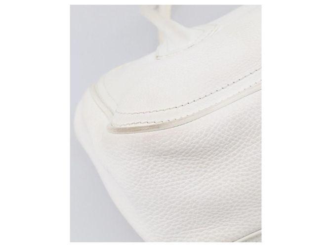 Céline CELINE Bolso de mano de piel blanco tono dorado - vista 18