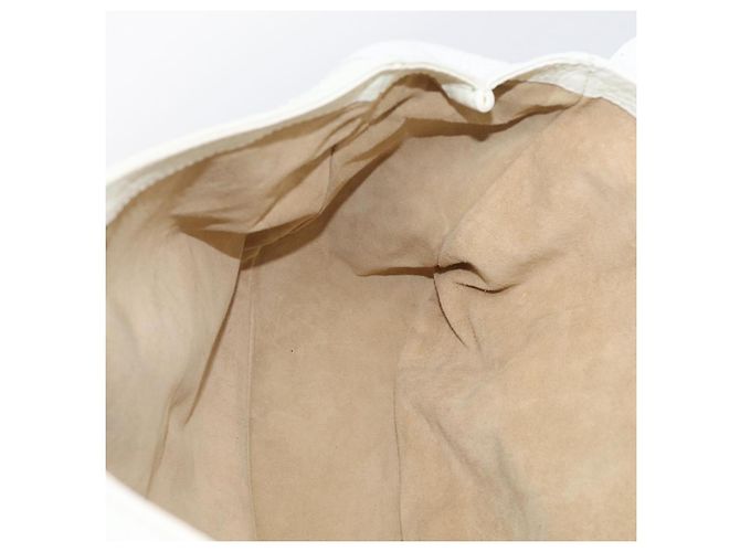 Céline CELINE Bolso de mano de piel blanco tono dorado - vista 25