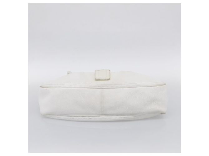 Céline CELINE Bolso de mano de piel blanco tono dorado - vista 5