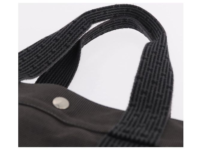 Hermès HERMES Her Line GM Hand Bag Canvas Gray Silver - vista 8