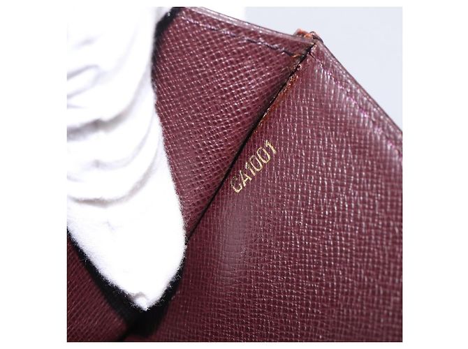 LOUIS VUITTON Bolso de mano Selenga de piel Taiga Acajou M30786 LV - vista 12