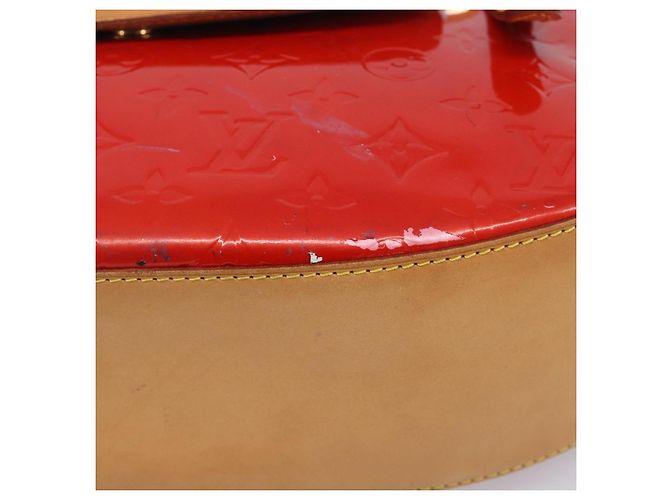 LOUIS VUITTON Monogram Vernis Biscayne Bay GM Bag Red M91287 LV - vista 15