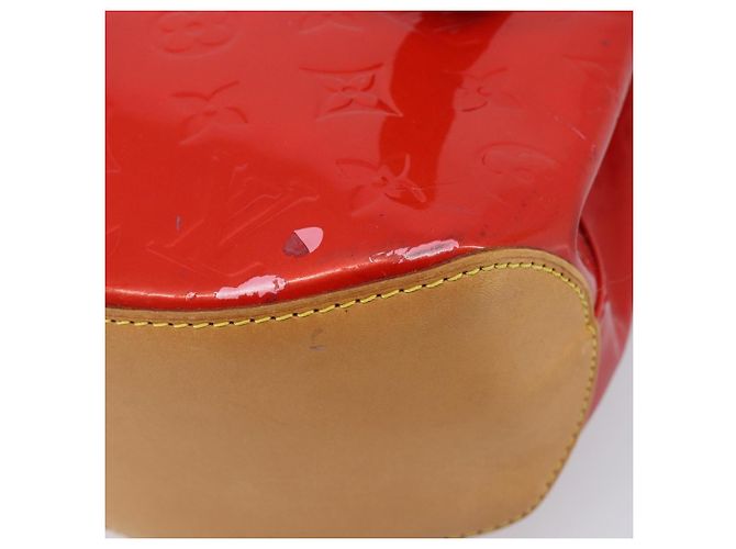 LOUIS VUITTON Monogram Vernis Biscayne Bay GM Bag Red M91287 LV - vista 18