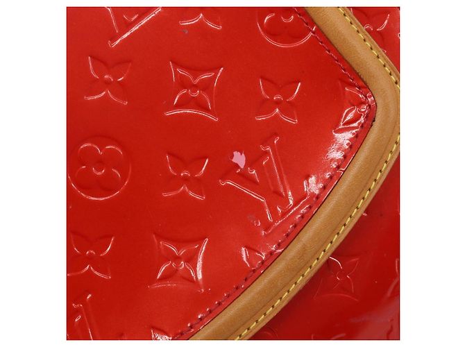 LOUIS VUITTON Monogram Vernis Biscayne Bay GM Bag Red M91287 LV - vista 20