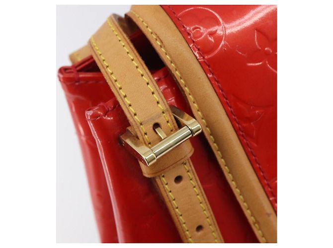 LOUIS VUITTON Monogram Vernis Biscayne Bay GM Bag Red M91287 LV - vista 22