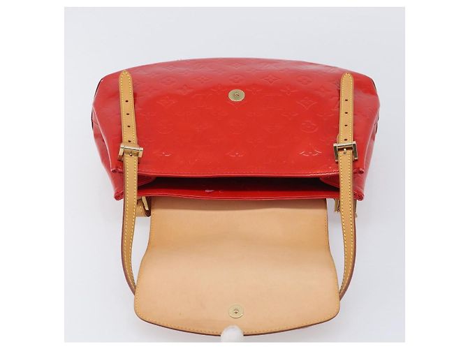 LOUIS VUITTON Monogram Vernis Biscayne Bay GM Bag Red M91287 LV - vista 23