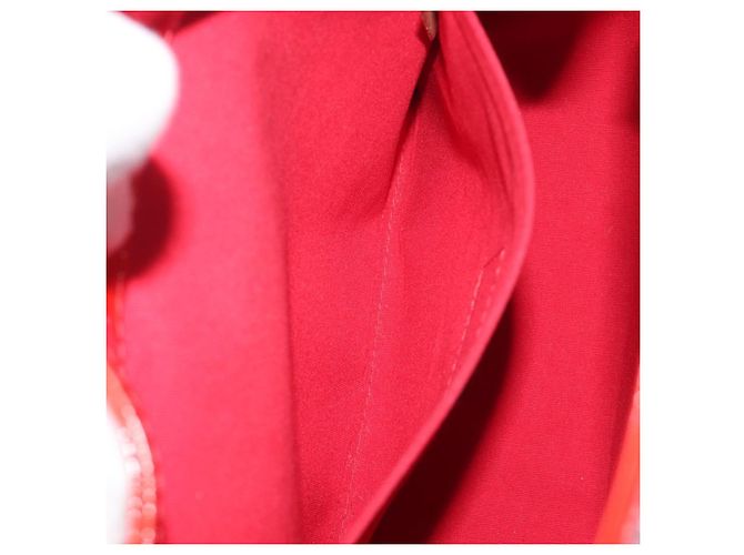 LOUIS VUITTON Monogram Vernis Biscayne Bay GM Bag Red M91287 LV - vista 28