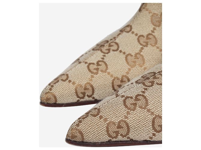 Gucci Botas altas Bombshell GG marrón - talla EU 39 - vista 3