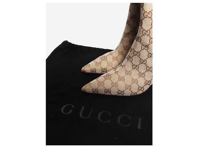 Gucci Botas altas Bombshell GG marrón - talla EU 39 - vista 6