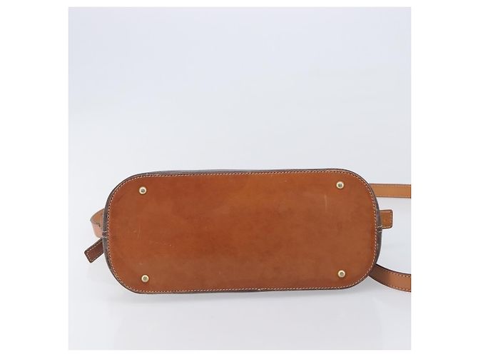 Céline CELINE Macadam Hand Bag PVC 2way Brown Gold Tone - vista 12