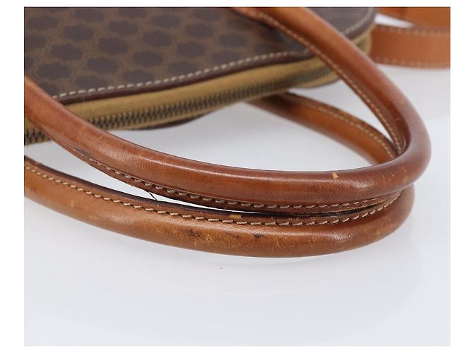 Céline CELINE Macadam Hand Bag PVC 2way Brown Gold Tone - vista 8