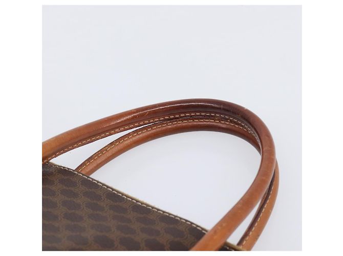 Céline CELINE Macadam Hand Bag PVC 2way Brown Gold Tone - vista 9