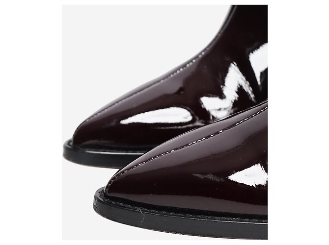 Iro Botas cowboy de piel charol burdeos - talla EU 40 - vista 4