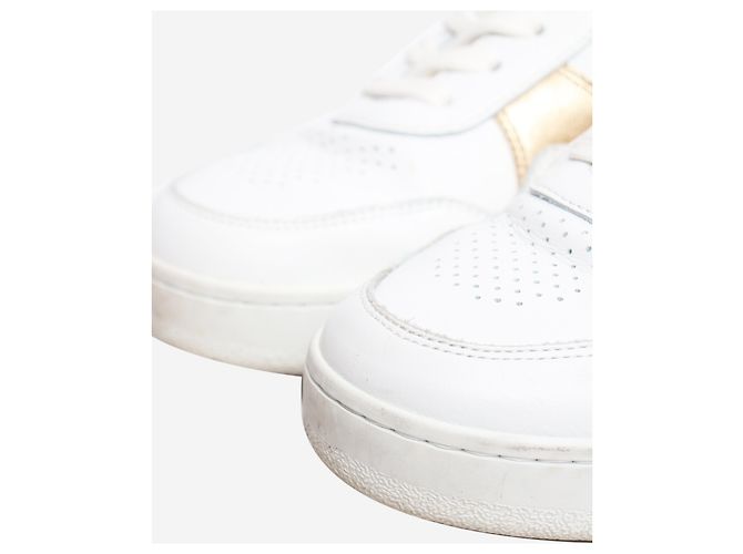 Céline Sneakers in pelle bianca e oro - size EU 37 - vista 5
