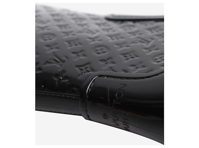 Louis Vuitton Botas de lluvia Drops Monogram grabadas en negro - size EU 36 - vista 7