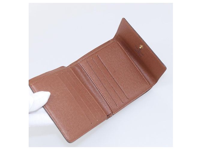 LOUIS VUITTON Monogram Porte Monnaie Bier Cartes Crdit Wallet M61652 - vue 10