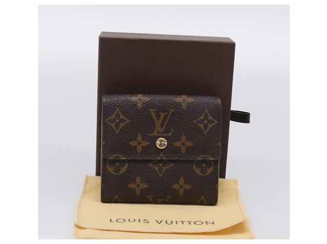 LOUIS VUITTON Monogram Porte Monnaie Bier Cartes Crdit Wallet M61652 - vue 12