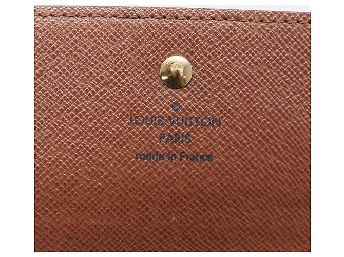 LOUIS VUITTON Monogram Porte Monnaie Bier Cartes Crdit Wallet M61652 - vue 19