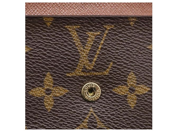 LOUIS VUITTON Monogram Porte Monnaie Bier Cartes Crdit Wallet M61652 - vue 8