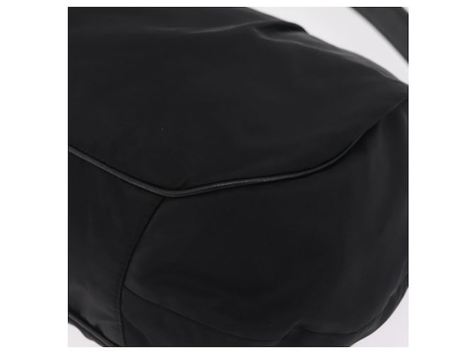 PRADA Bolso de Hombro Nylon Black Silver - vista 15