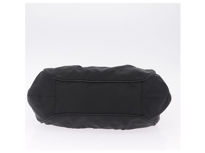 PRADA Bolso de Hombro Nylon Black Silver - vista 5