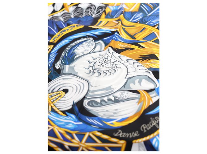 Hermès Hermes Seidentuch blau nature esk Design - Ansicht 3