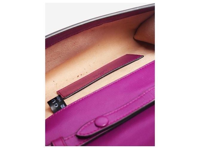 Gucci Mini borsa a tracolla Horsebit 1955 in pelle viola - vista 7