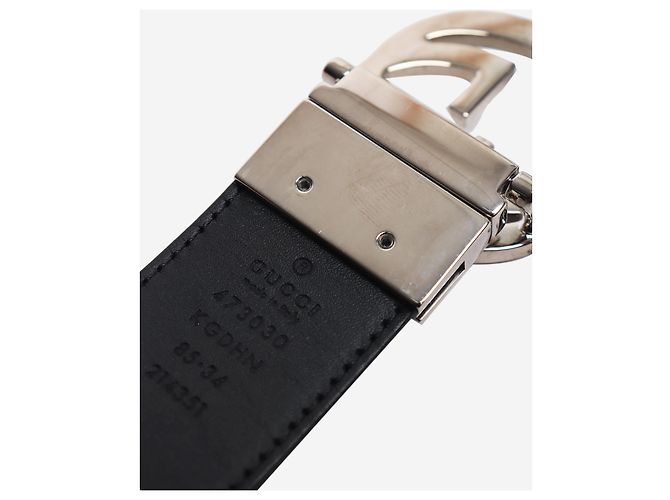 Gucci Wendegürtel Interlocking G aus GG Supreme Canvas in Brown - Ansicht 3