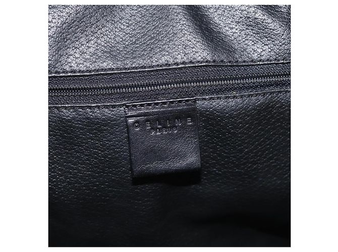 Céline CELINE Macadam Boston Bag PVC Black Gold Tone - vista 17