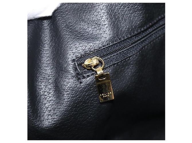 Céline CELINE Macadam Boston Bag PVC Black Gold Tone - vista 22