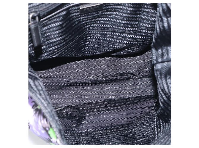 PRADA Tote Bag Nylon 2way Purple Silver - vista 10