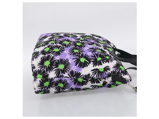 PRADA Tote Bag Nylon 2way Purple Silver - vista 4