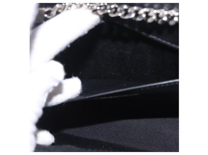 Autre Marque Saint Laurent Chain Shoulder Bag Leather Pink Silver - vista 23