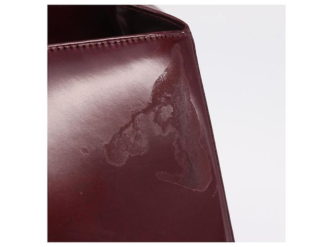 Panthère Bolsa de Ombro Cartier PANTHERE Couro Bordeaux Prata - vista 10