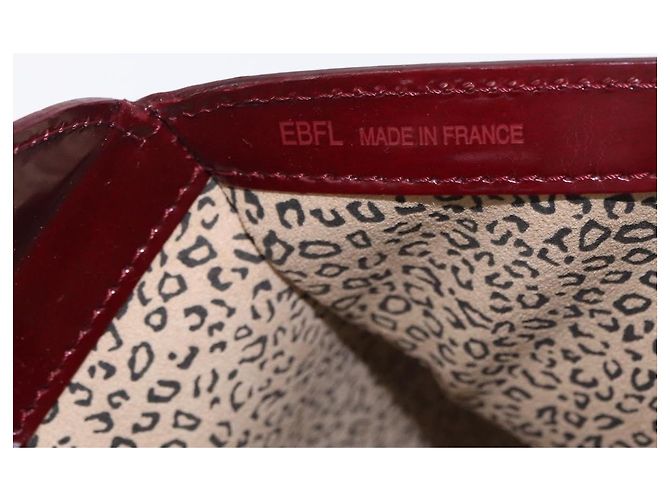 Panthère Bolsa de Ombro Cartier PANTHERE Couro Bordeaux Prata - vista 12