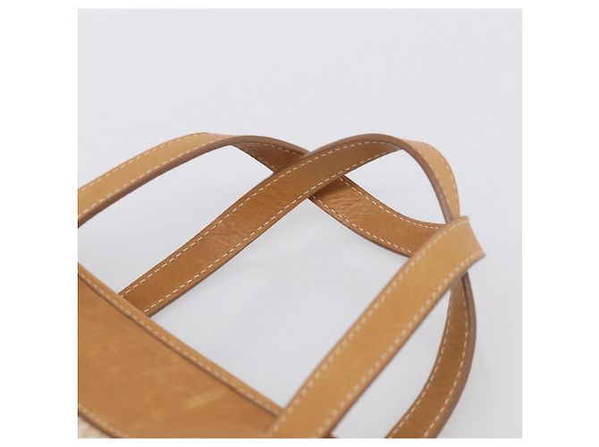 Céline CELINE C Macadam Hand Bag Canvas Beige Gold Tone - vista 14