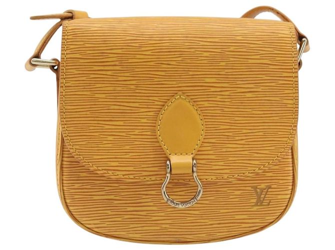 Saint-Cloud LOUIS VUITTON Epi Saint Cloud PM Shoulder Bag Yellow M52219 LV - vista 13