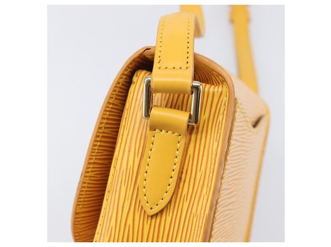 Saint-Cloud LOUIS VUITTON Epi Saint Cloud PM Shoulder Bag Yellow M52219 LV - vista 21
